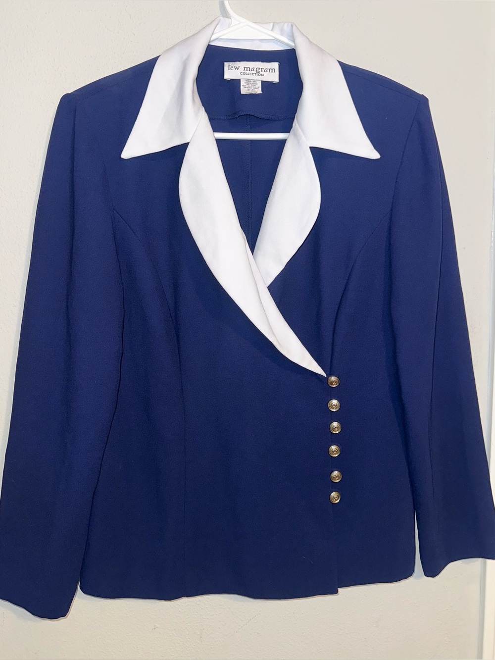 Lew Magram Collection Navy Blue Blazer
